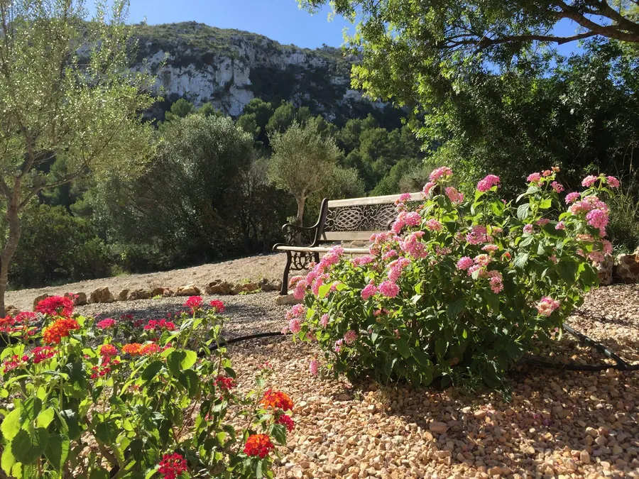 Agroturisme Es Picot - Luftaufnahme des Anwesens mit Haupthaus und Pool