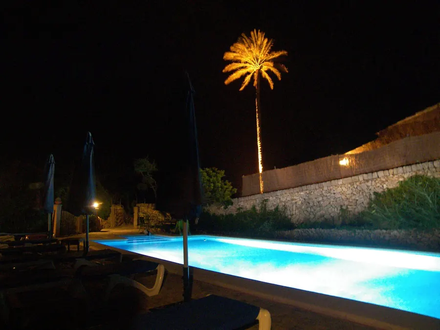Agroturisme Es Picot - Luftaufnahme des Anwesens mit Haupthaus und Pool