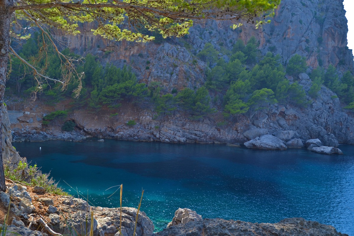 Serpentinenstraße Sa Calobra in der Serra de Tramuntana